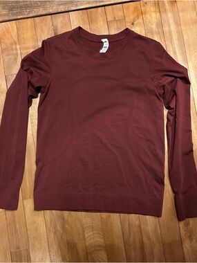 Lululemon Long Sleeve Crew Neck Top - Wine